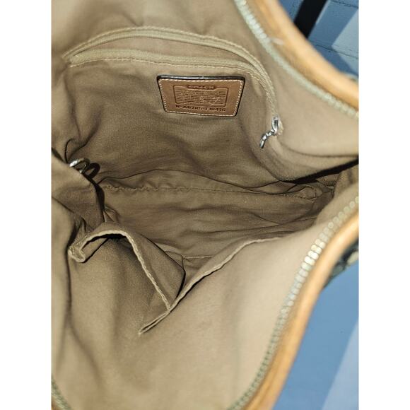 Coach Signature Convertible Shoulder Bag #F10416 - Picture 9 of 12